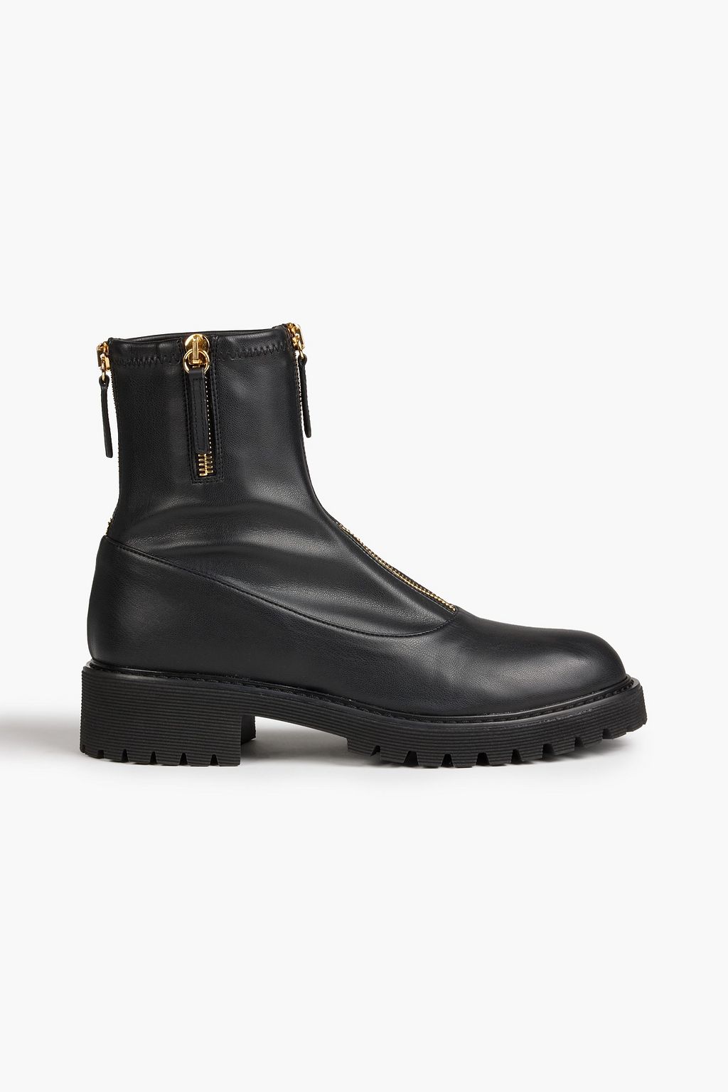 GIUSEPPE ZANOTTI leather combat boots | Sale up 70% off | THE OUTNET