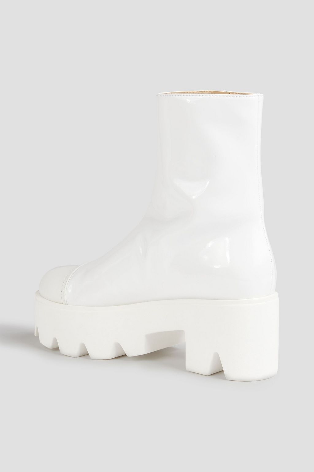 GIUSEPPE ZANOTTI Juliett patent-leather platform ankle boots