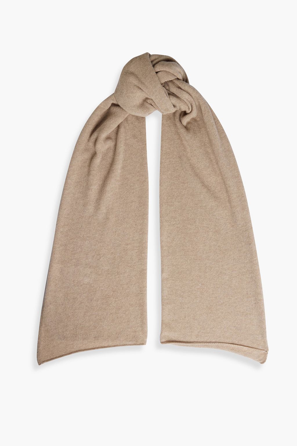 Iris & Ink - Célestine Mélange Recycled Cashmere Scarf Neutral - Onesize