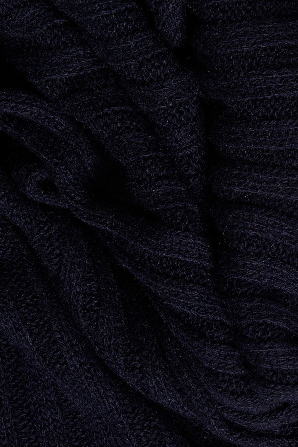 IRIS & INK Eva ribbed recycled cashmere scarf