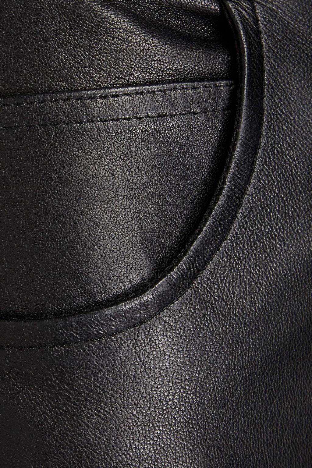 ZEYNEP ARCAY Leather tapered pants
