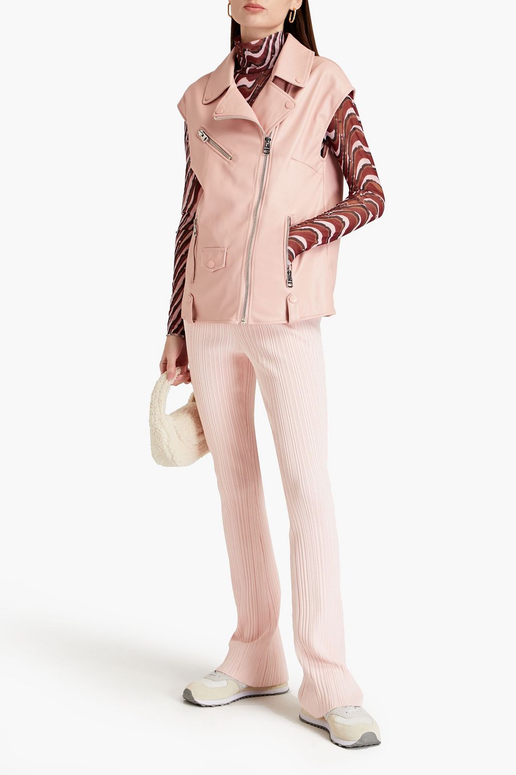 JAKKE. Riley faux leather vest