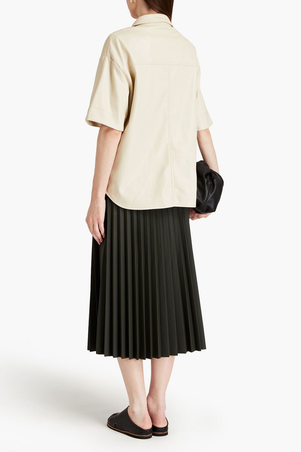 JAKKE Mischa faux leather shirt
