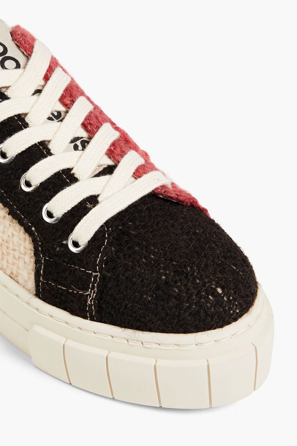 GOOD NEWS Opal Sneakers aus veganem Leder und Tweed