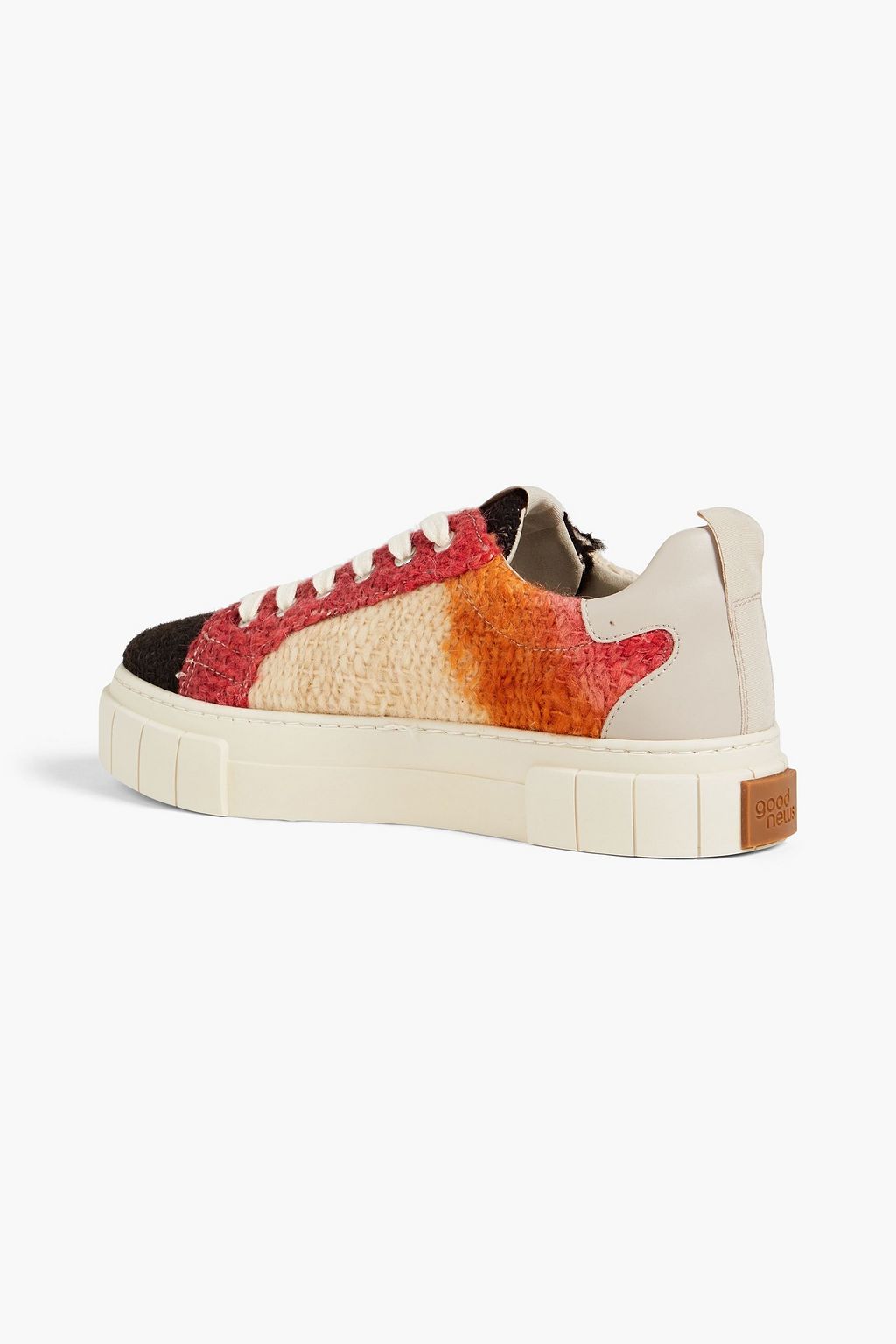 GOOD NEWS Opal Sneakers aus veganem Leder und Tweed