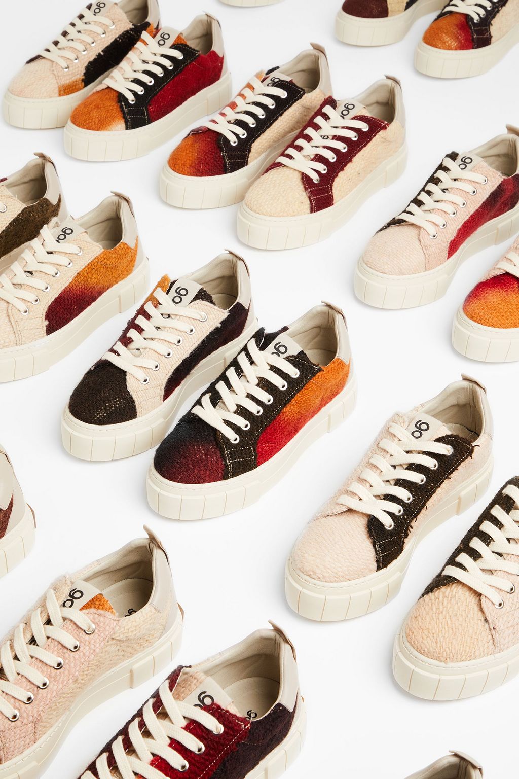 GOOD NEWS Opal Sneakers aus veganem Leder und Tweed