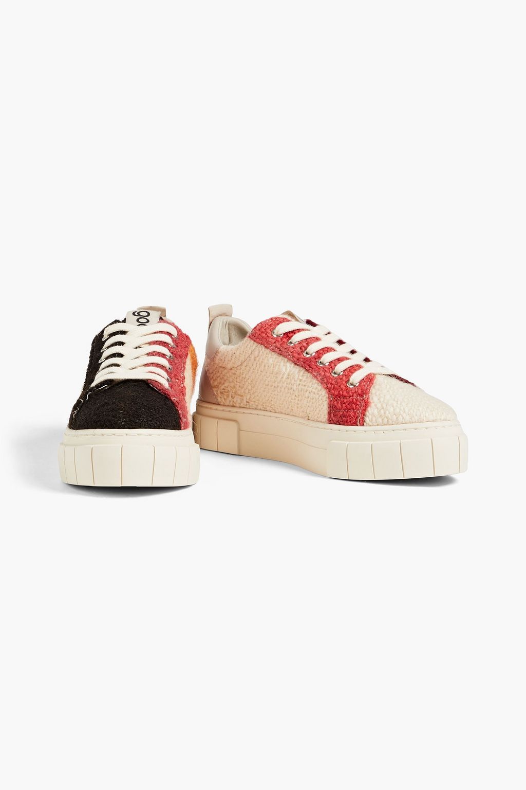 GOOD NEWS Opal Sneakers aus veganem Leder und Tweed