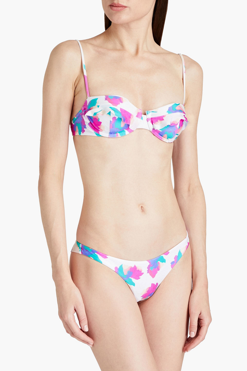  Vix Paula Hermanny - Tief Sitzendes Bikini-höschen Mit Print - Weiß - Xs 