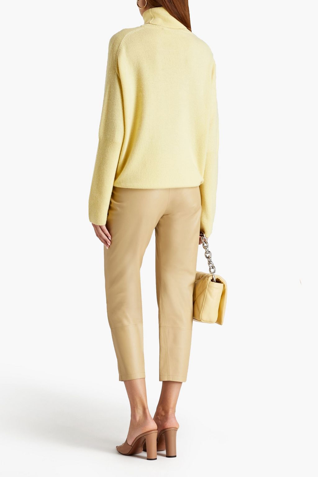 ZEYNEP ARCAY Oversized cutout cashmere turtleneck sweater