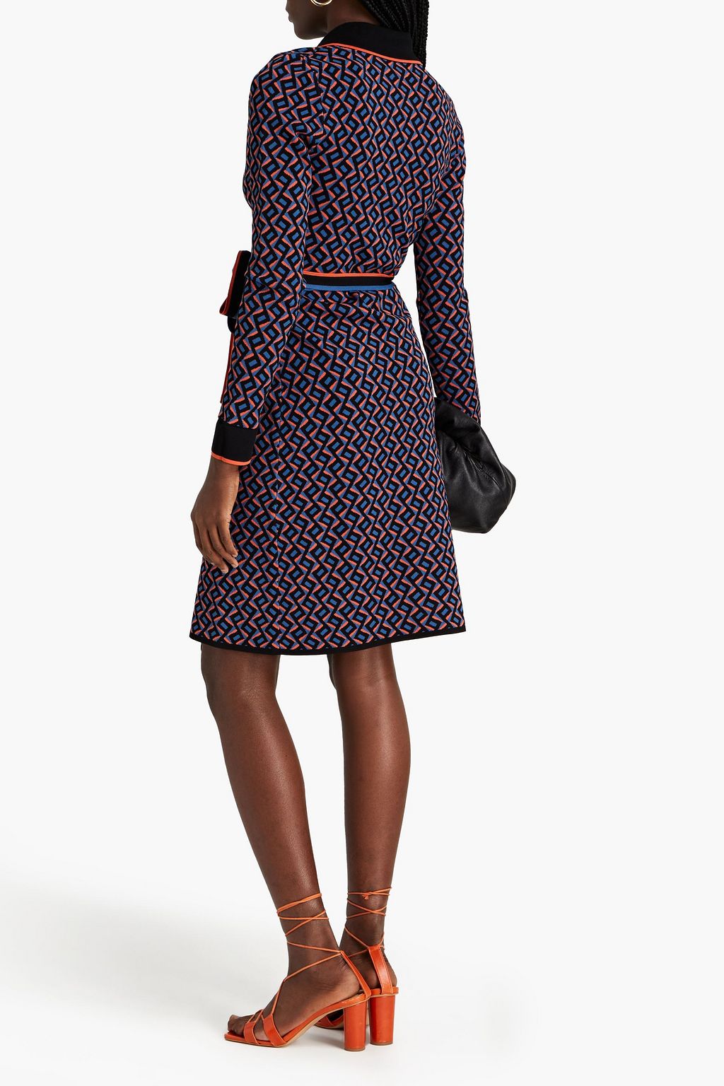 DIANE VON FURSTENBERG Charissa jacquard-knit wrap dress