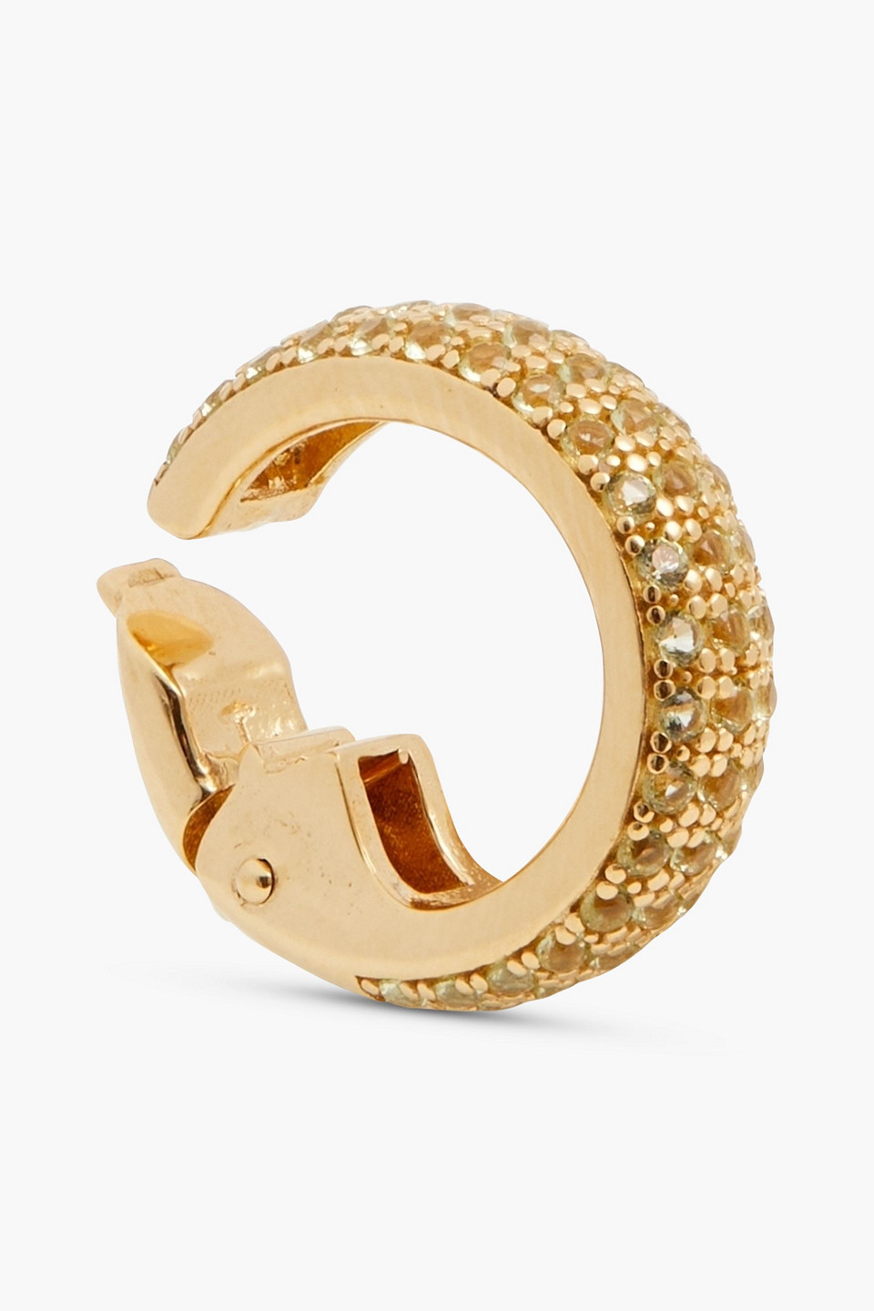 Cornelia Webb 24-karat gold-plated crystal ear cuff