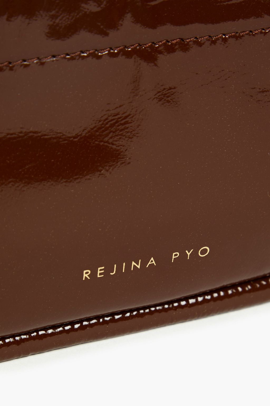REJINA PYO Patent-leather coin purse