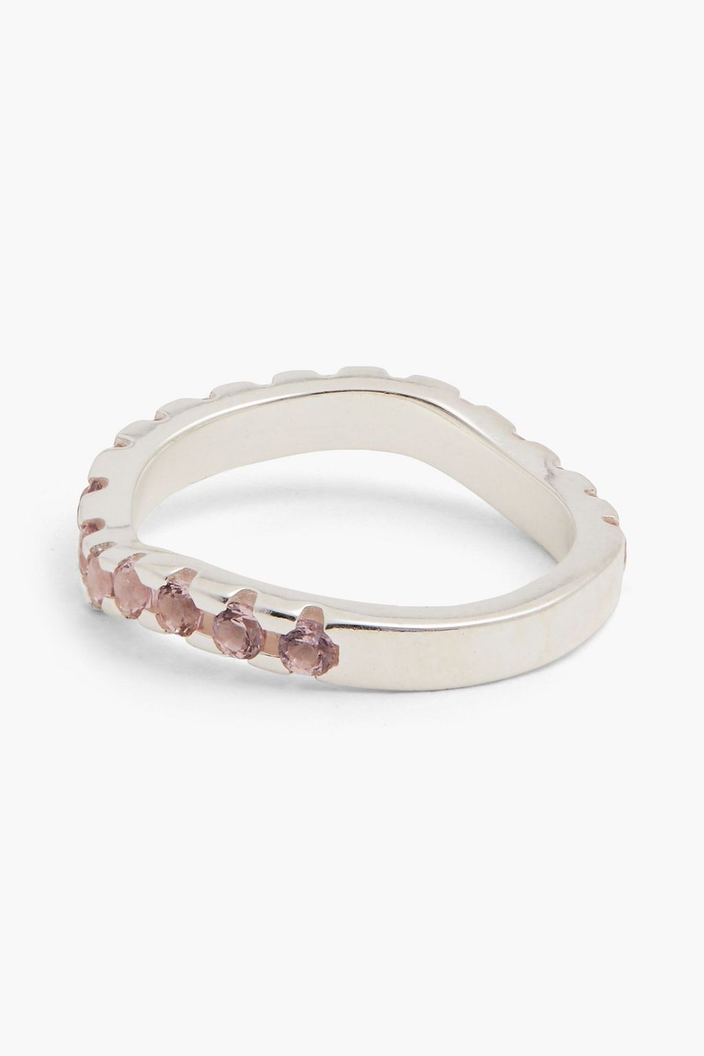 CORNELIA WEBB Recycled sterling silver crystal ring