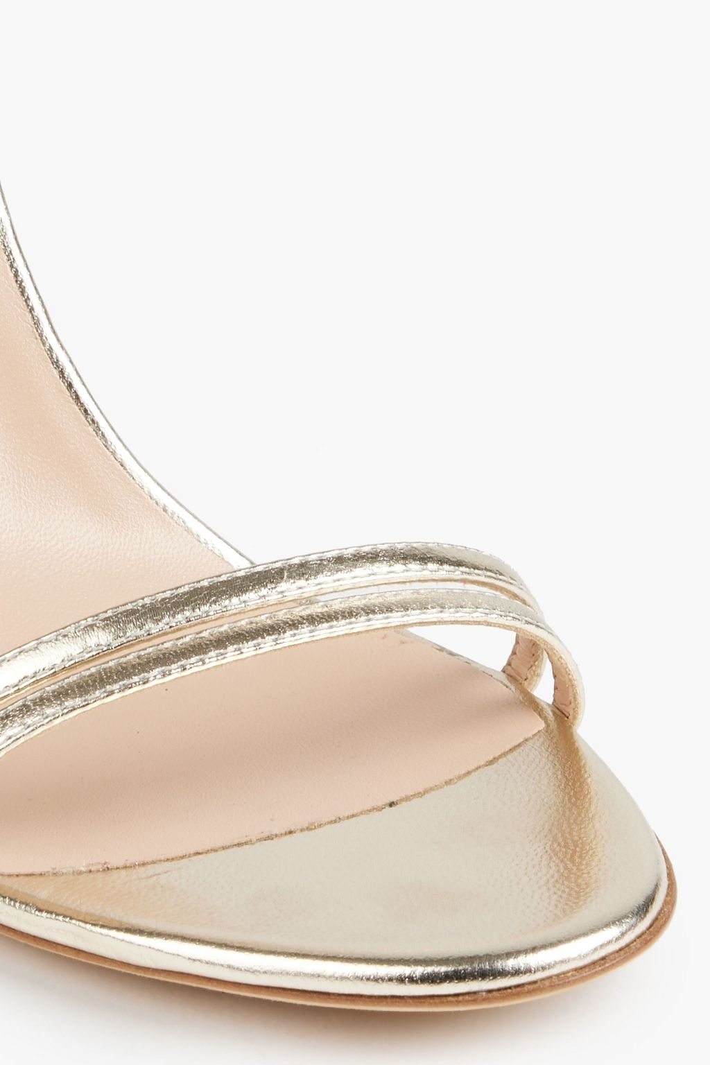 GIUSEPPE ZANOTTI Catia metallic leather sandals