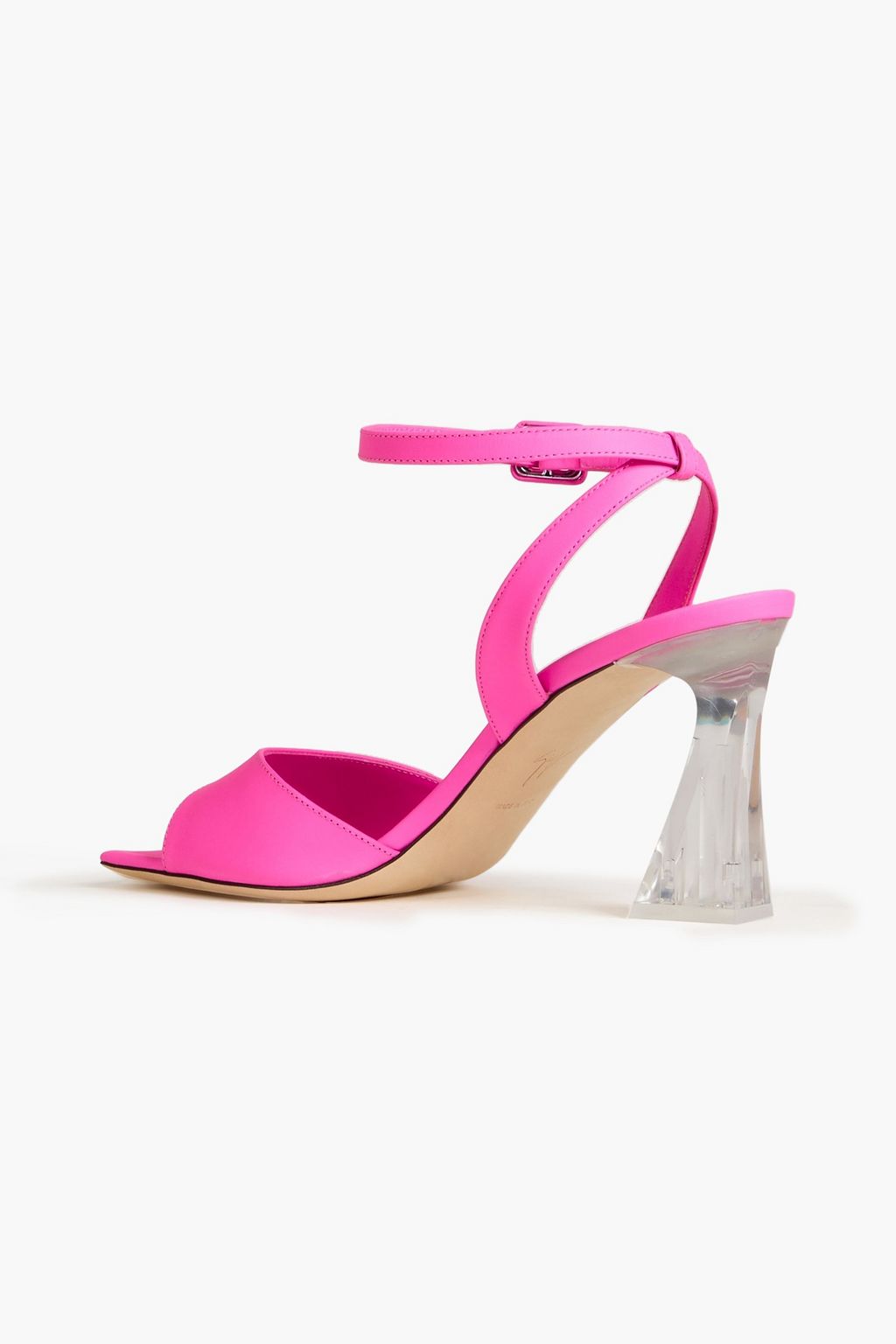 GIUSEPPE ZANOTTI Vestaa neon leather sandals