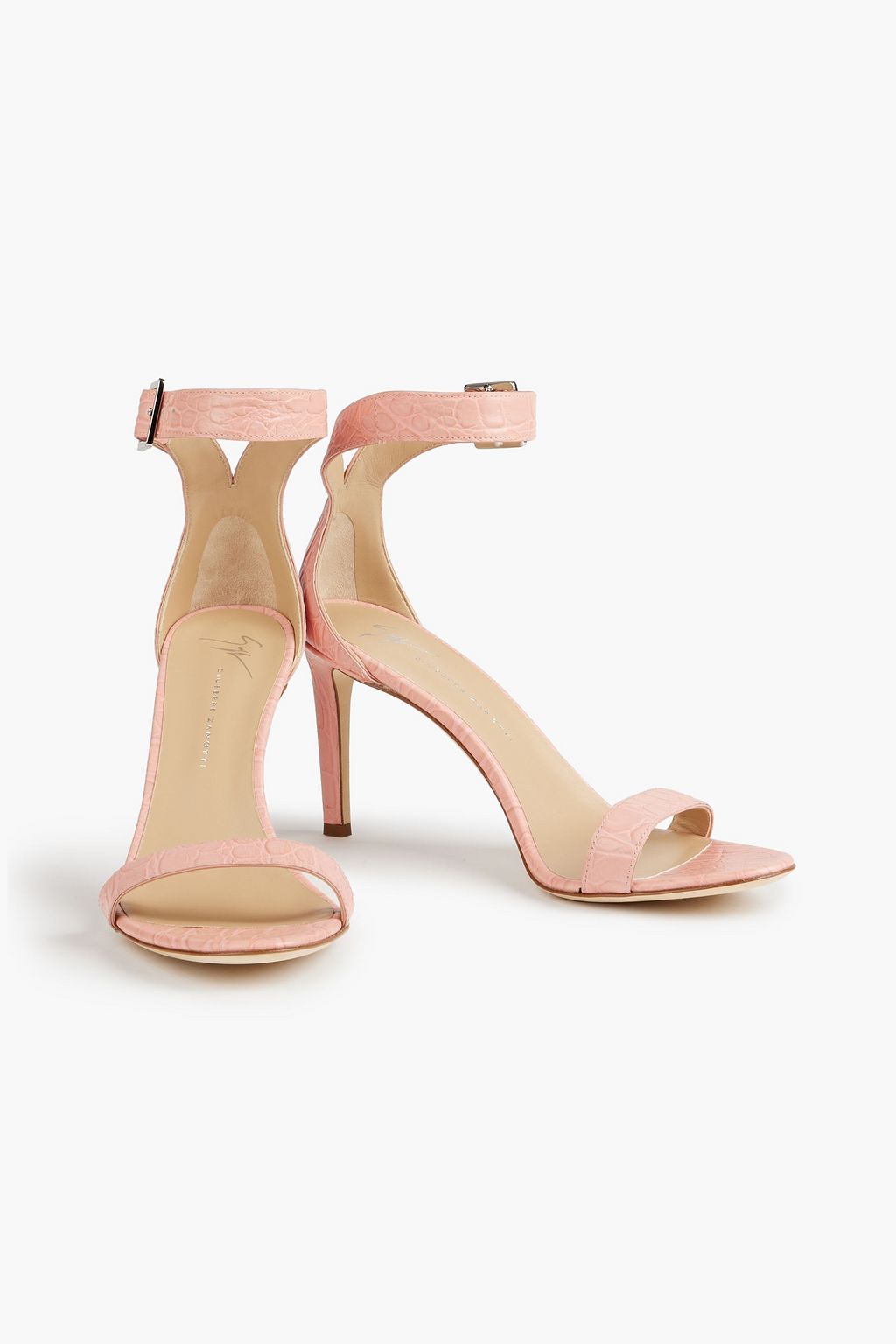 GIUSEPPE ZANOTTI Neyla croc-effect leather sandals