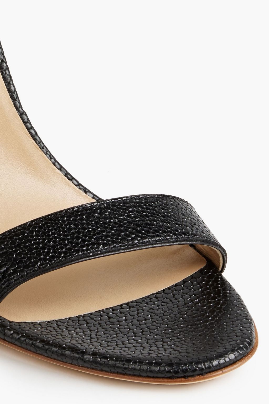GIUSEPPE ZANOTTI Neyla stingray-effect leather sandals