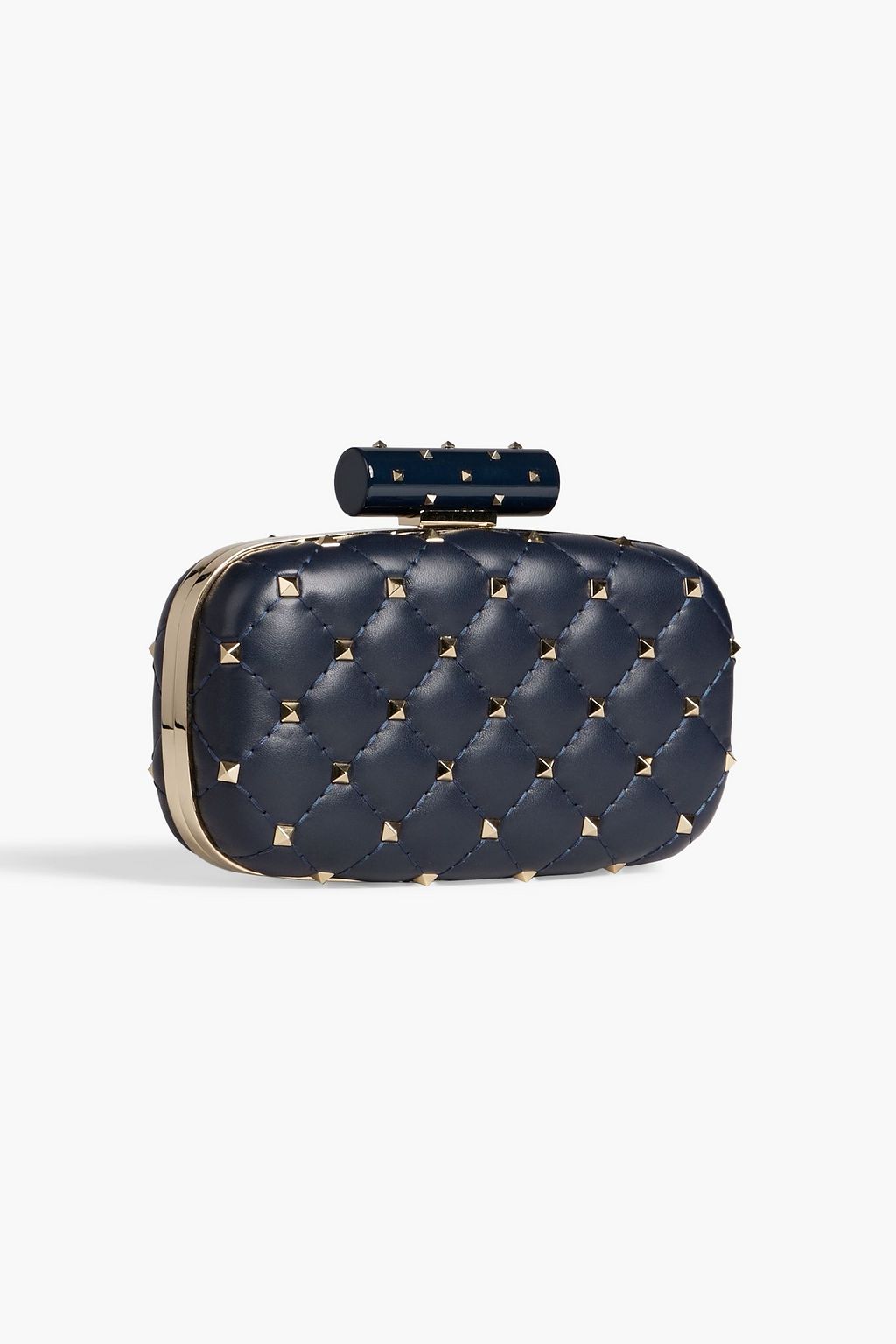 VALENTINO GARAVANI Rockstud Spike leather clutch