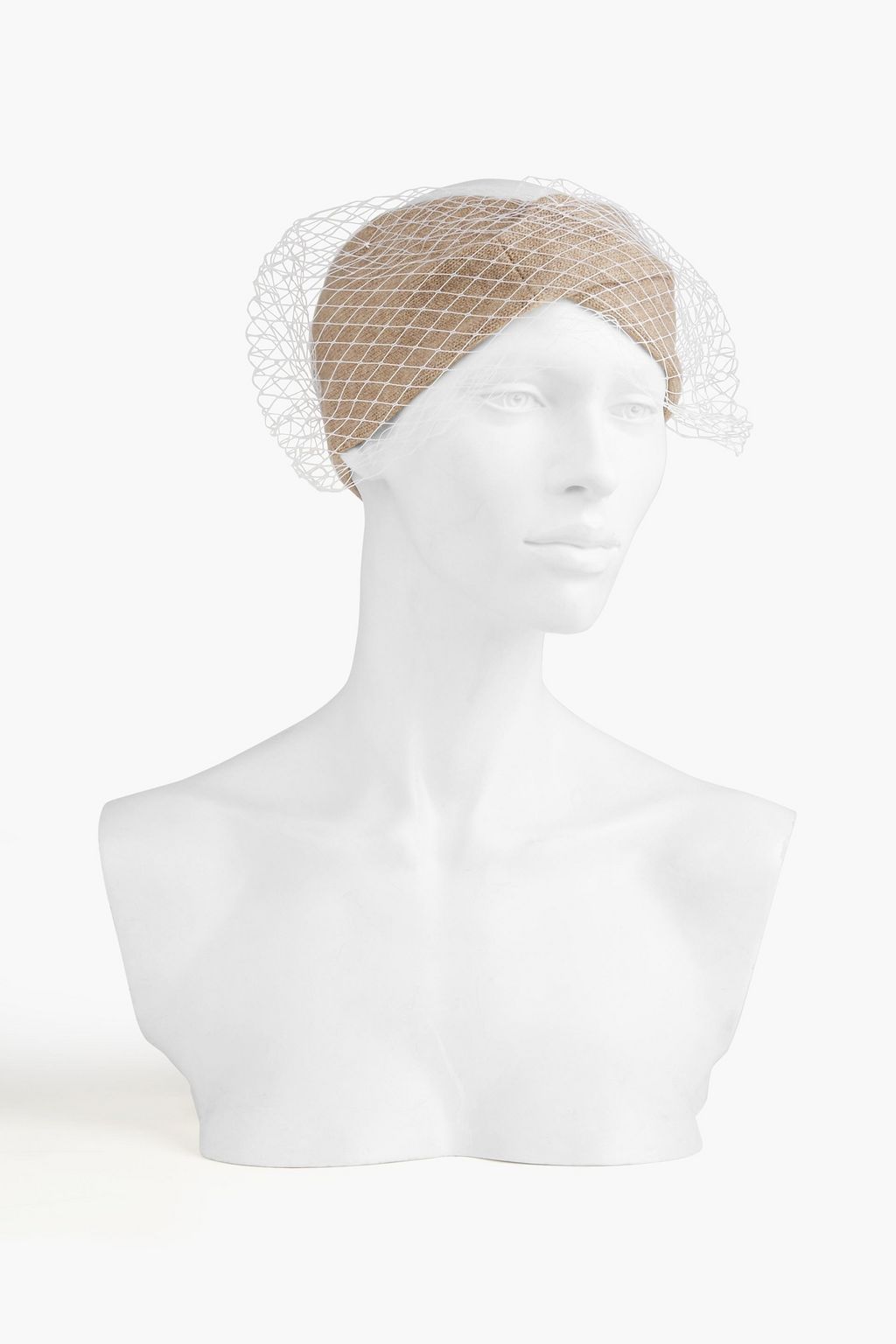 EUGENIA KIM Lula mesh-trimmed wool and cashmere-blend headband