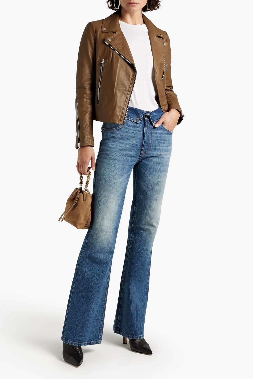 SER.O.YA Valerie high-rise wide-leg  jeans