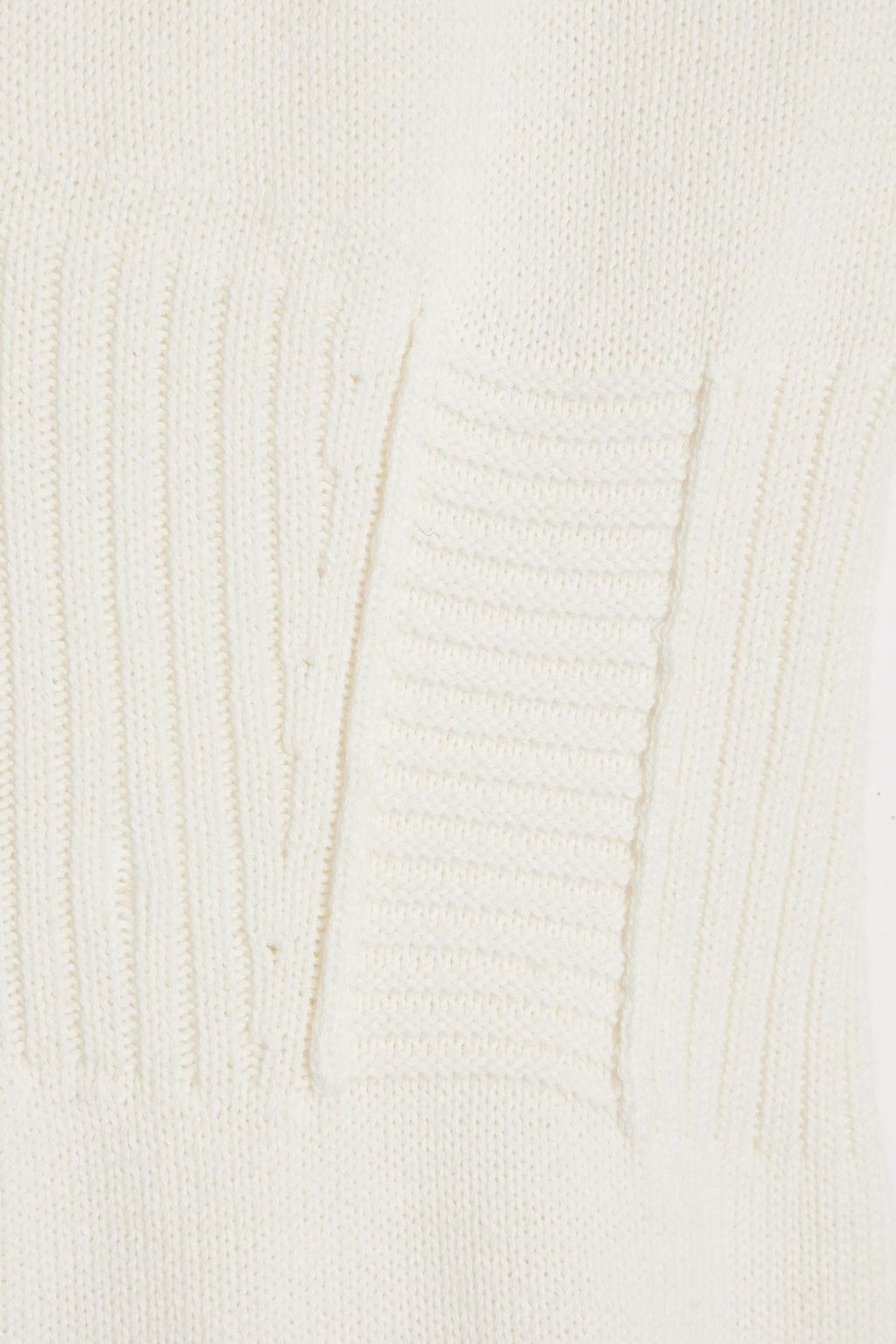 SER.O.YA Isla distressed ribbed cotton mini dress
