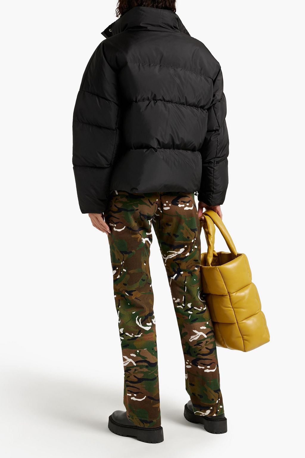 STAND STUDIO Alicia quilted shell down jacket