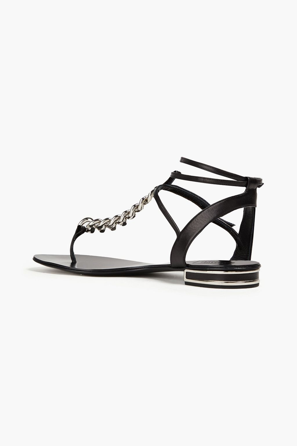 CASADEI Minorca chain-embellished leather sandals