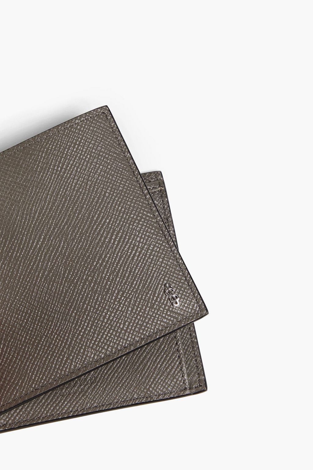 SERAPIAN Textured-leather wallet