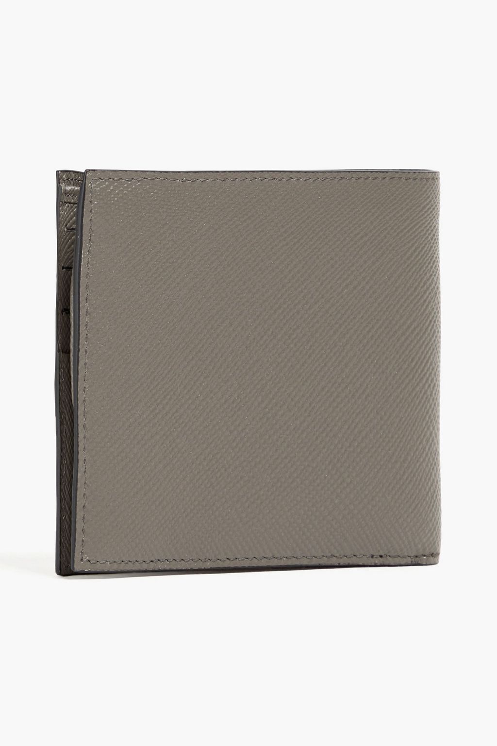 SERAPIAN Textured-leather wallet