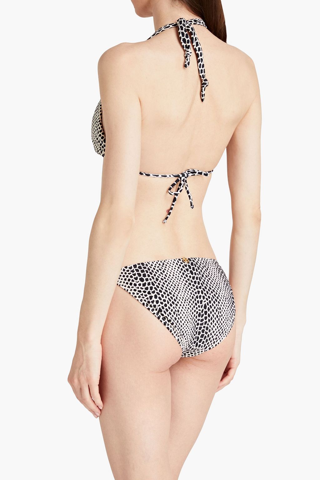 VIX PAULA HERMANNY Bia printed triangle bikini top