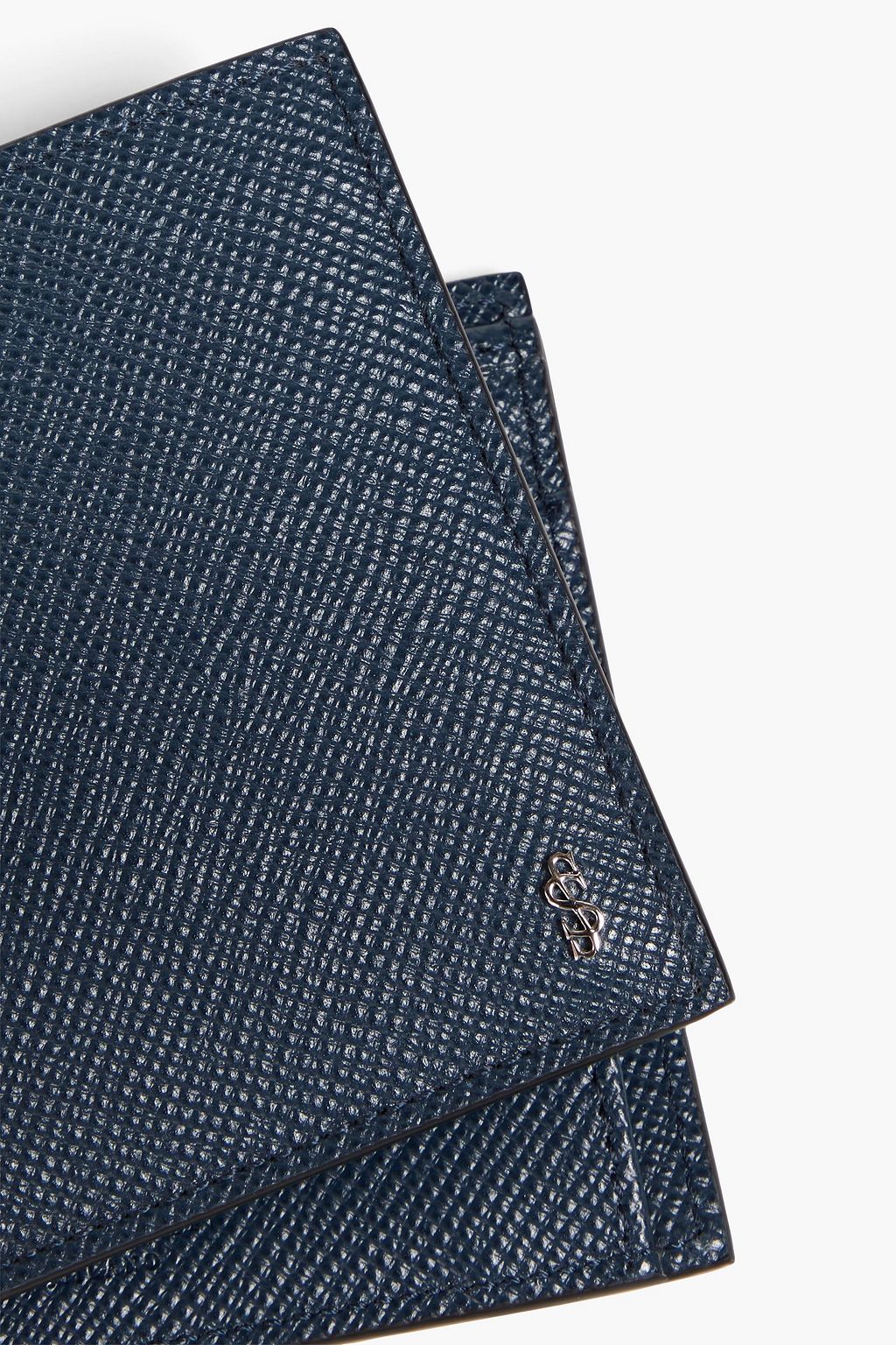 SERAPIAN Textured-leather wallet