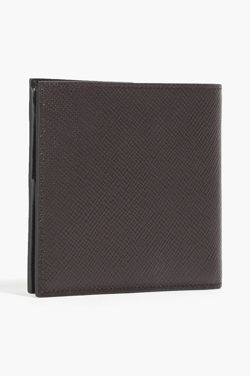 SERAPIAN Textured-leather wallet