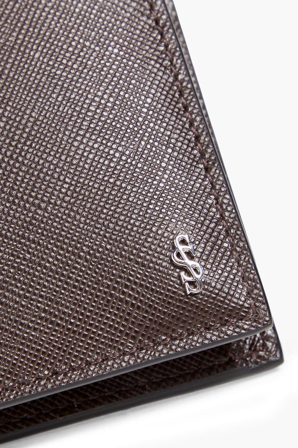 SERAPIAN Textured-leather wallet