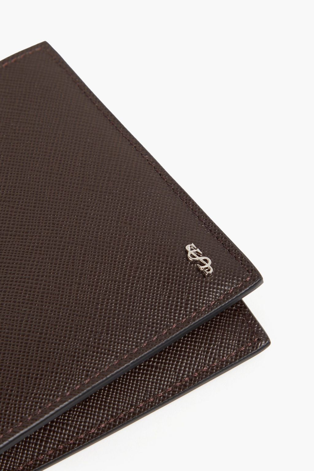 SERAPIAN Textured-leather wallet
