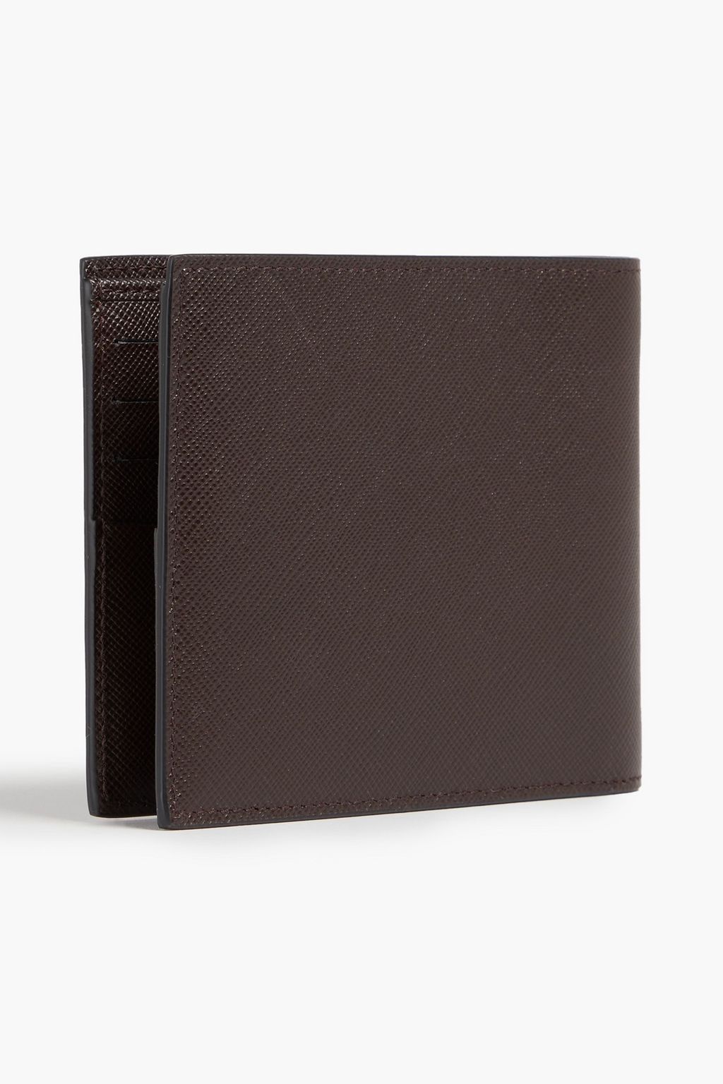SERAPIAN Textured-leather wallet