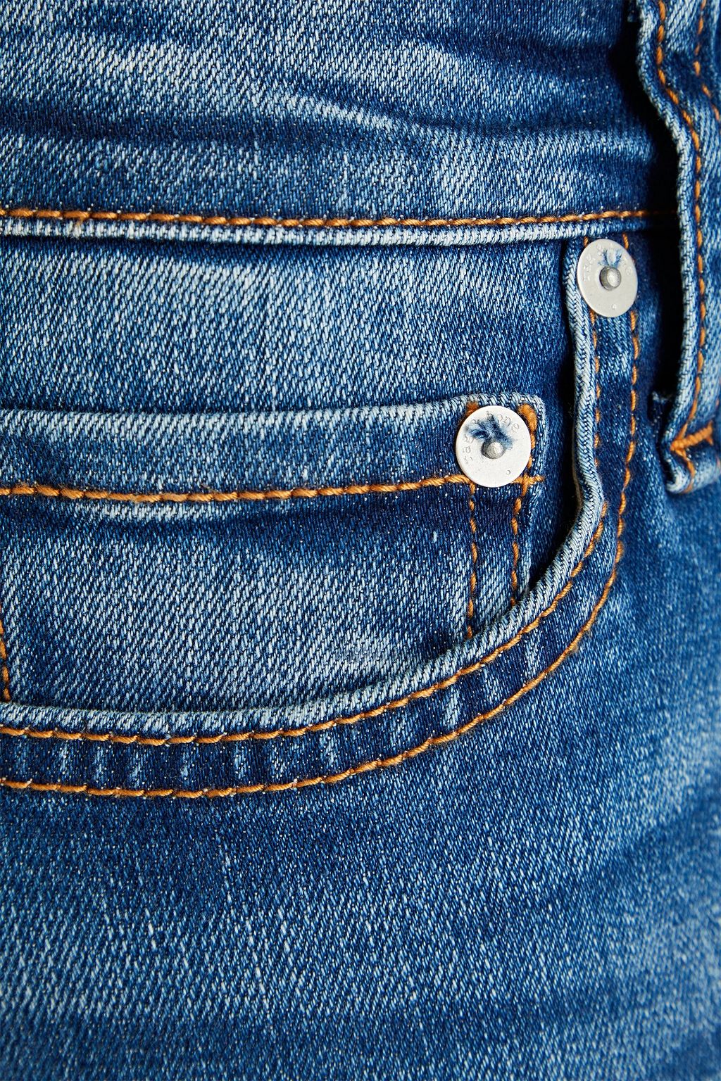 RAG & BONE بنطلون جينز ’بيلا’ بقصة واسعة من الأسفل وبخصر مرتفع بلون باهت
