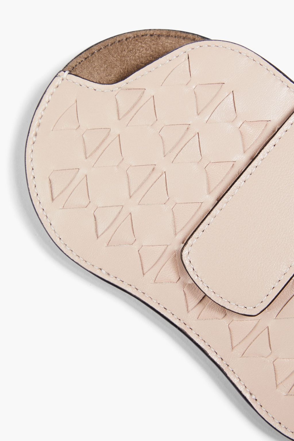 SERAPIAN Mosaico leather glasses case