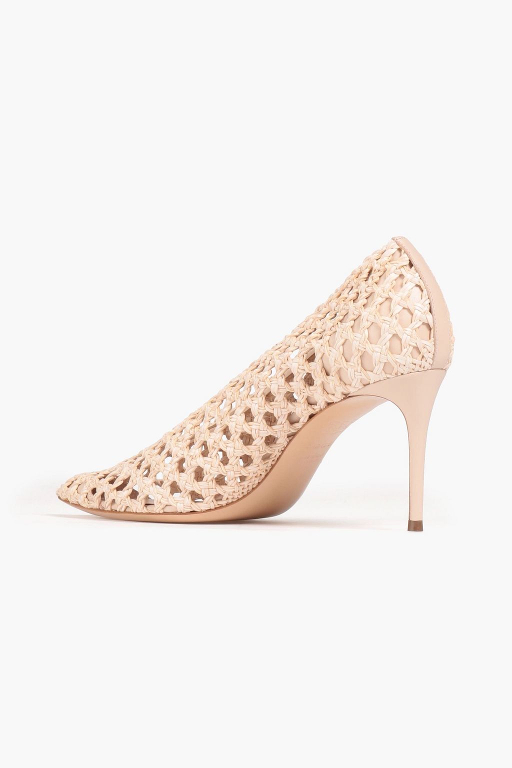 CASADEI Versilia 우븐 인조 가죽 펌프스