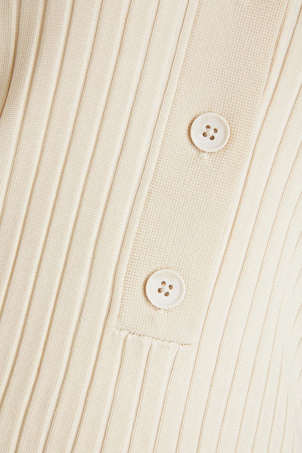 GOOD AMERICAN Poloshirt aus Rippstrick