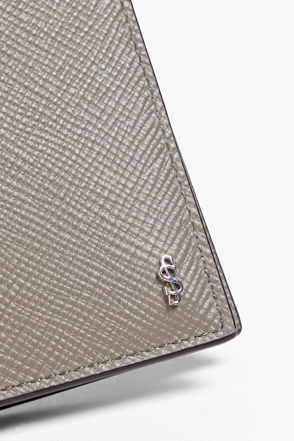 SERAPIAN Textured-leather wallet