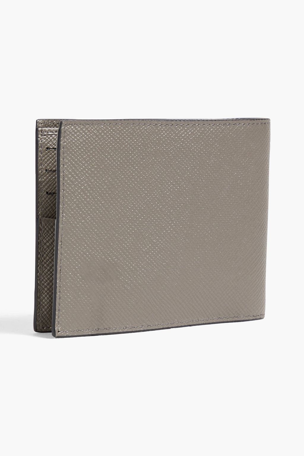 SERAPIAN Textured-leather wallet