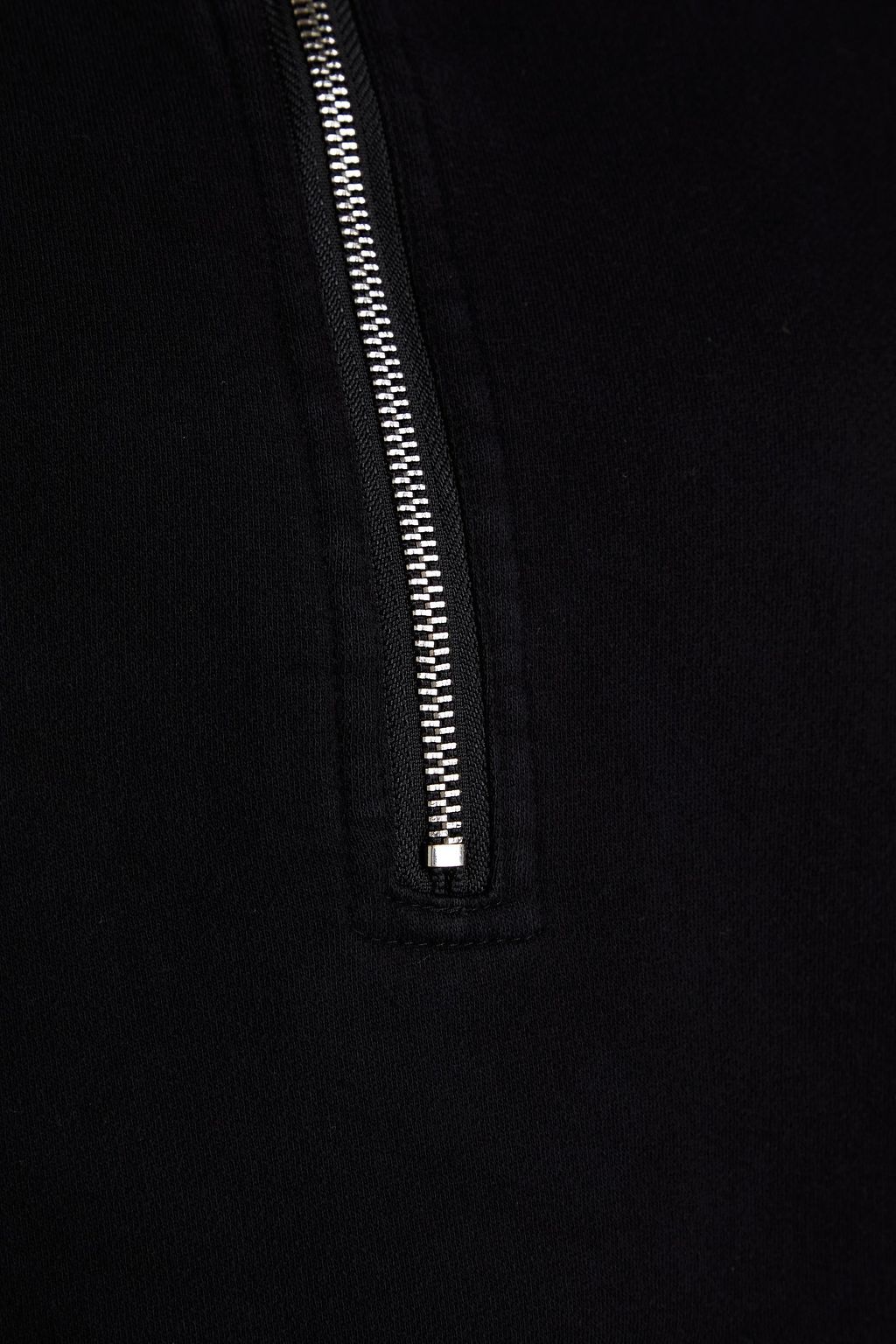 GOOD AMERICAN Cropped Sweatshirt aus Baumwollfleece