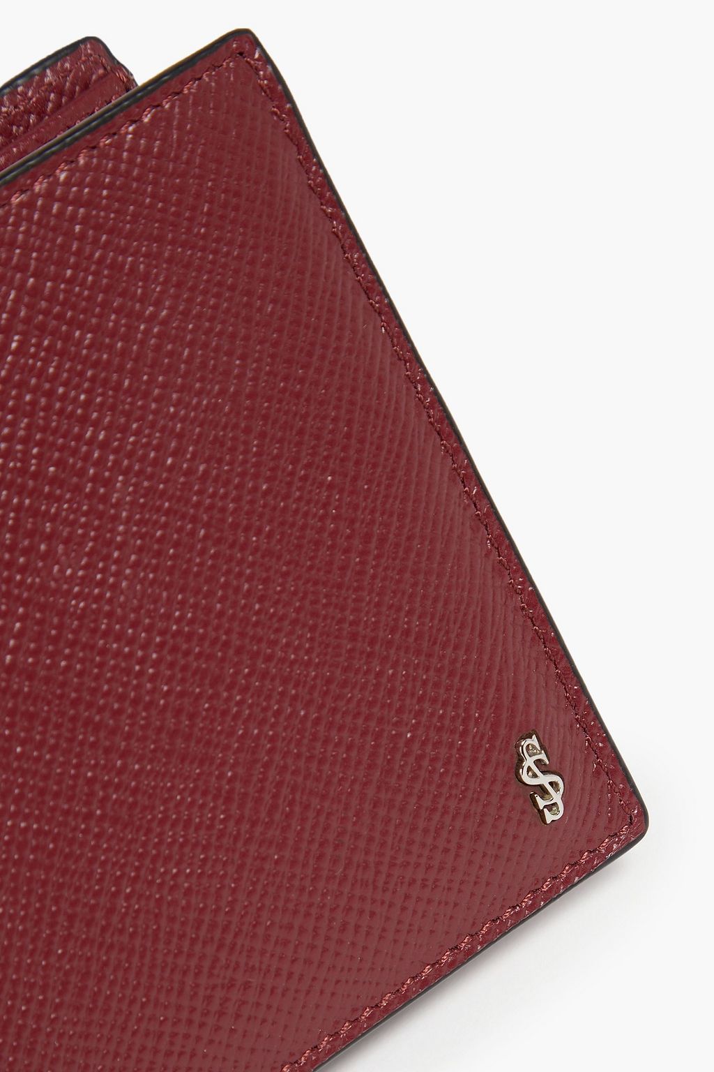 SERAPIAN Textured-leather wallet