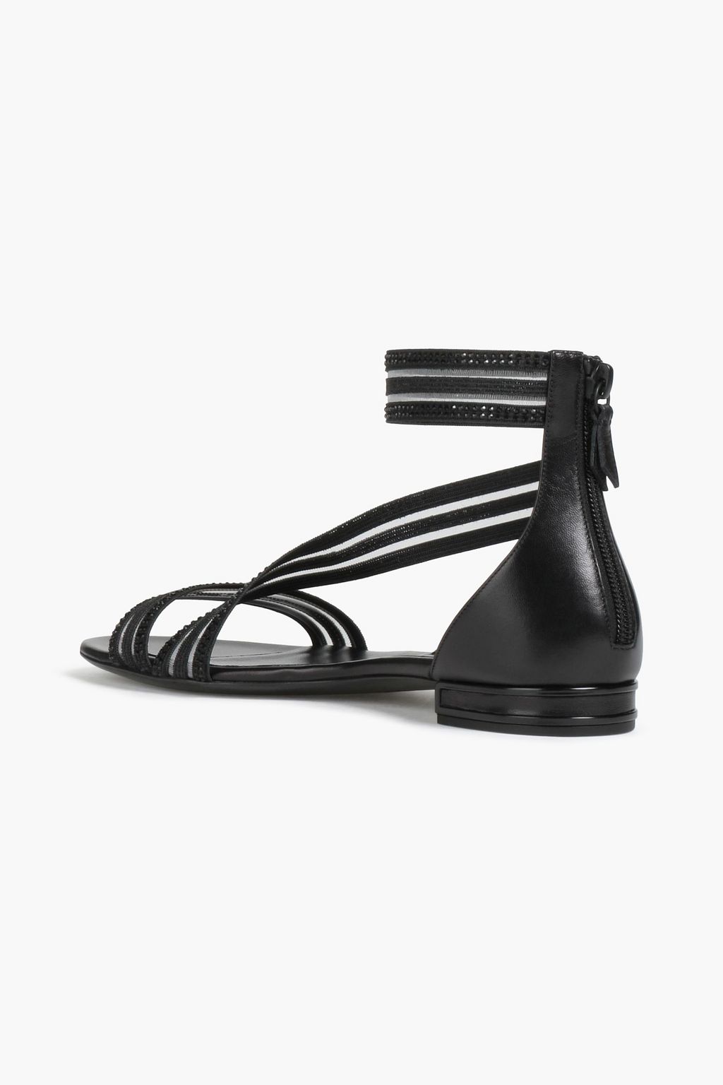 CASADEI Venus 장식 디테일 그로그랭 샌들
