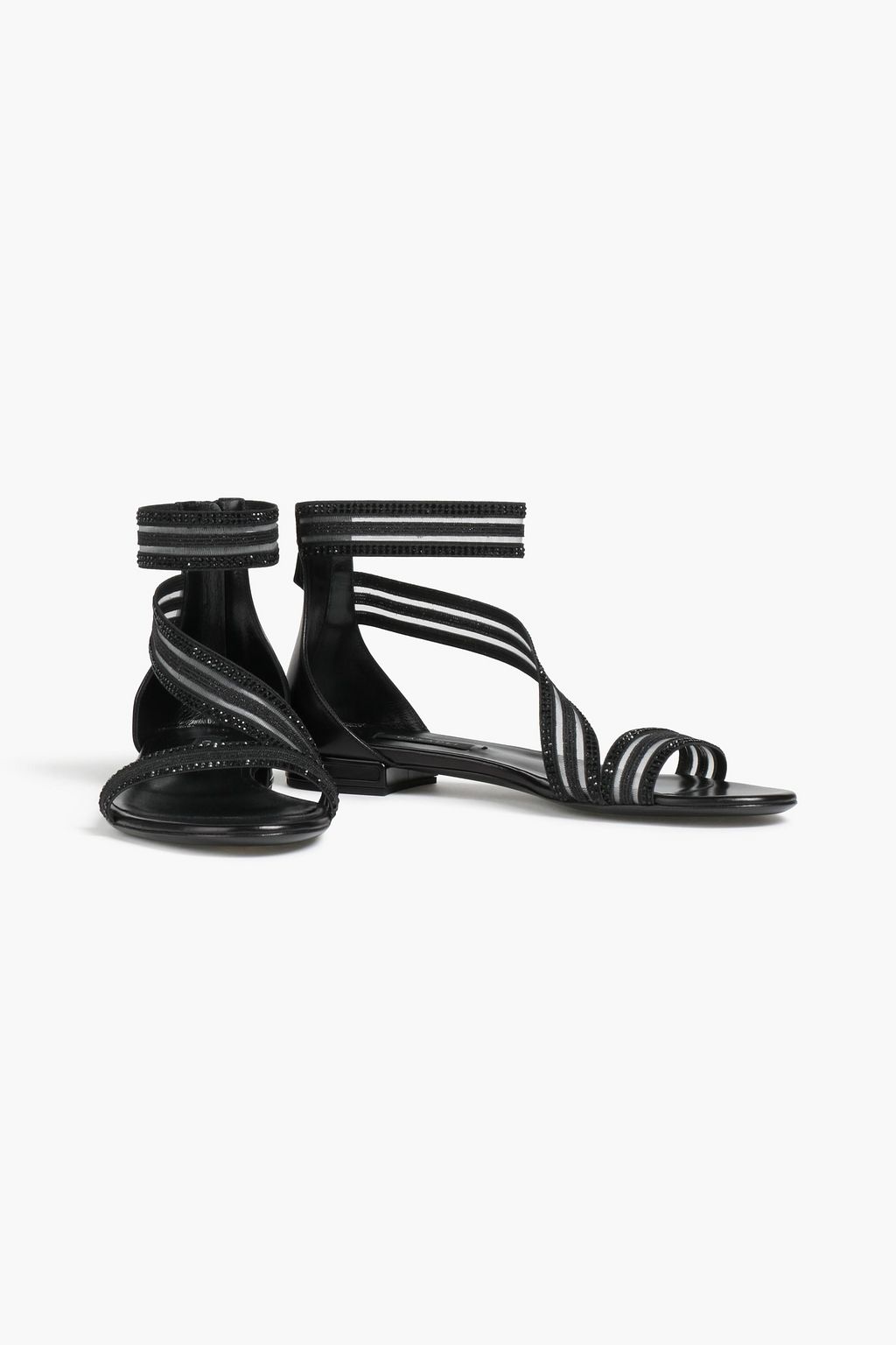 CASADEI Venus 장식 디테일 그로그랭 샌들