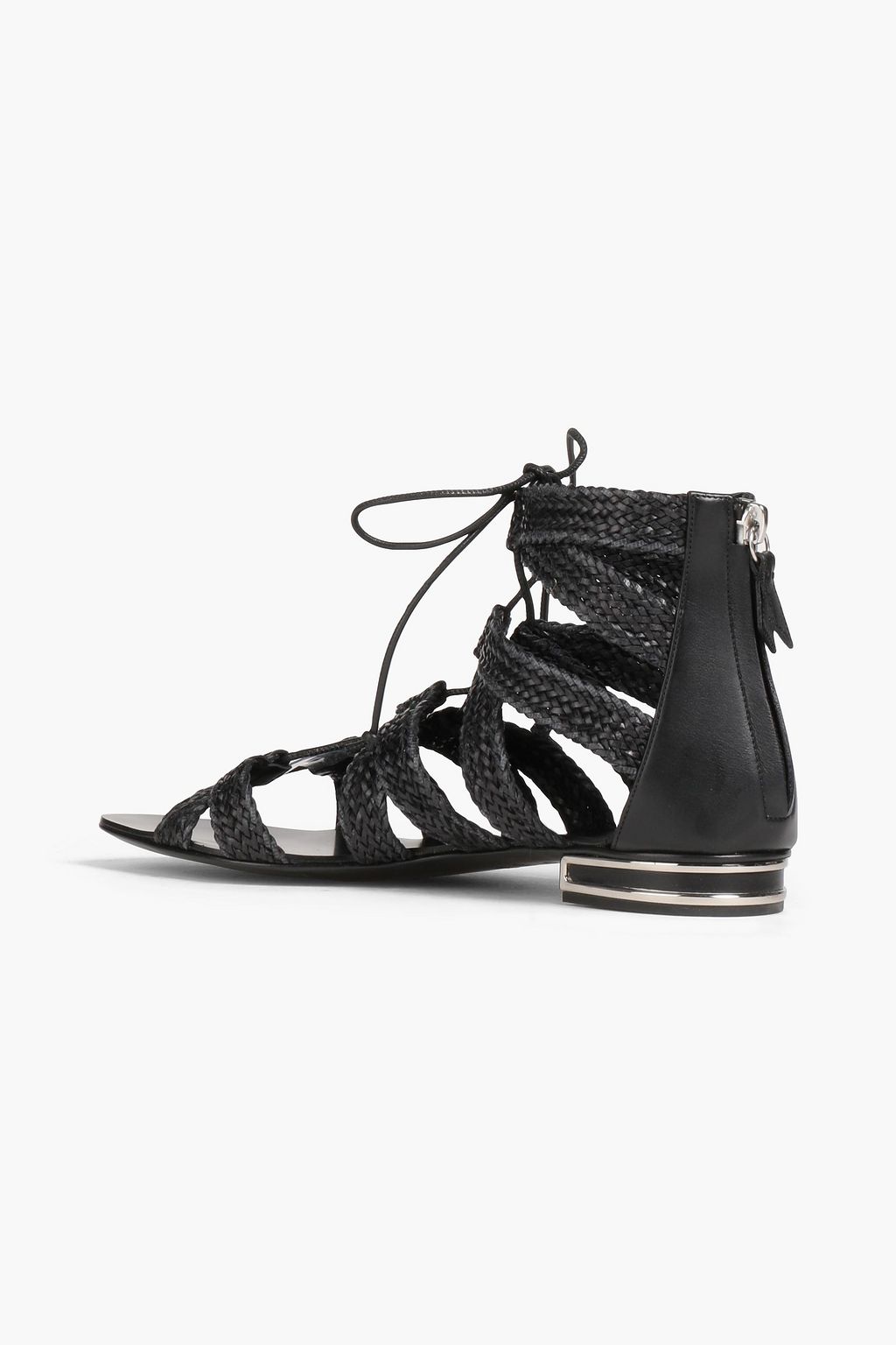 CASADEI Hanoi woven faux leather sandals