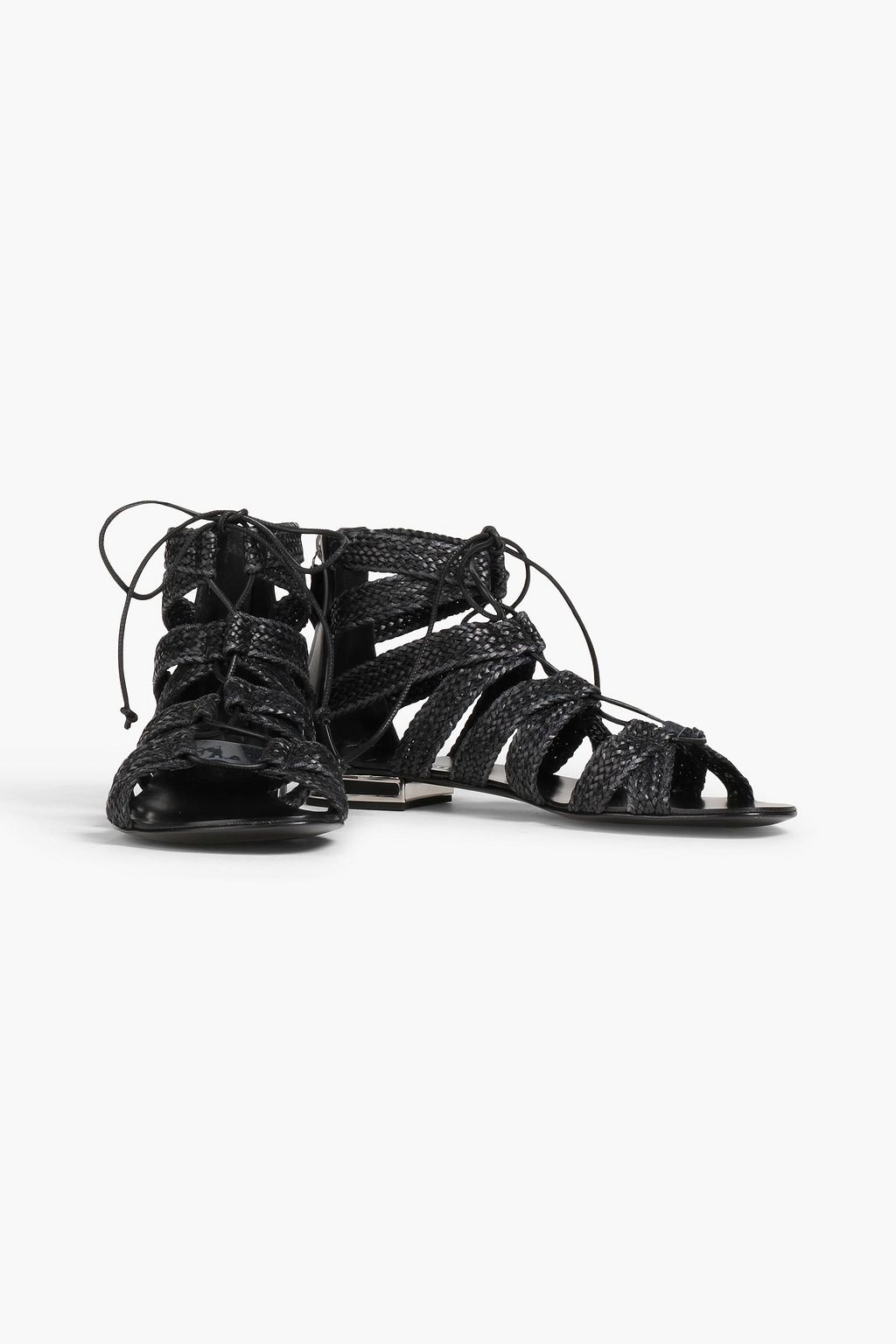 CASADEI Hanoi woven faux leather sandals