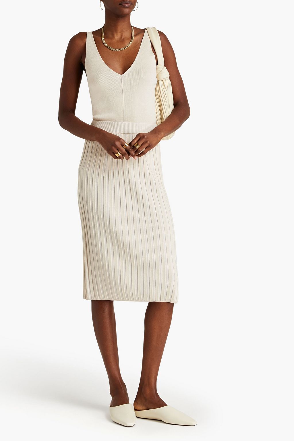 JOSEPH Ribbed-knit top