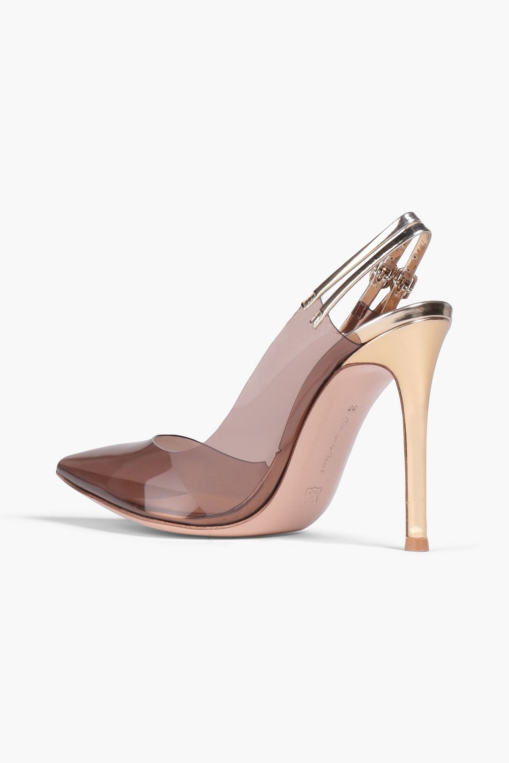 GIANVITO ROSSI Kyle PVC slingback pumps