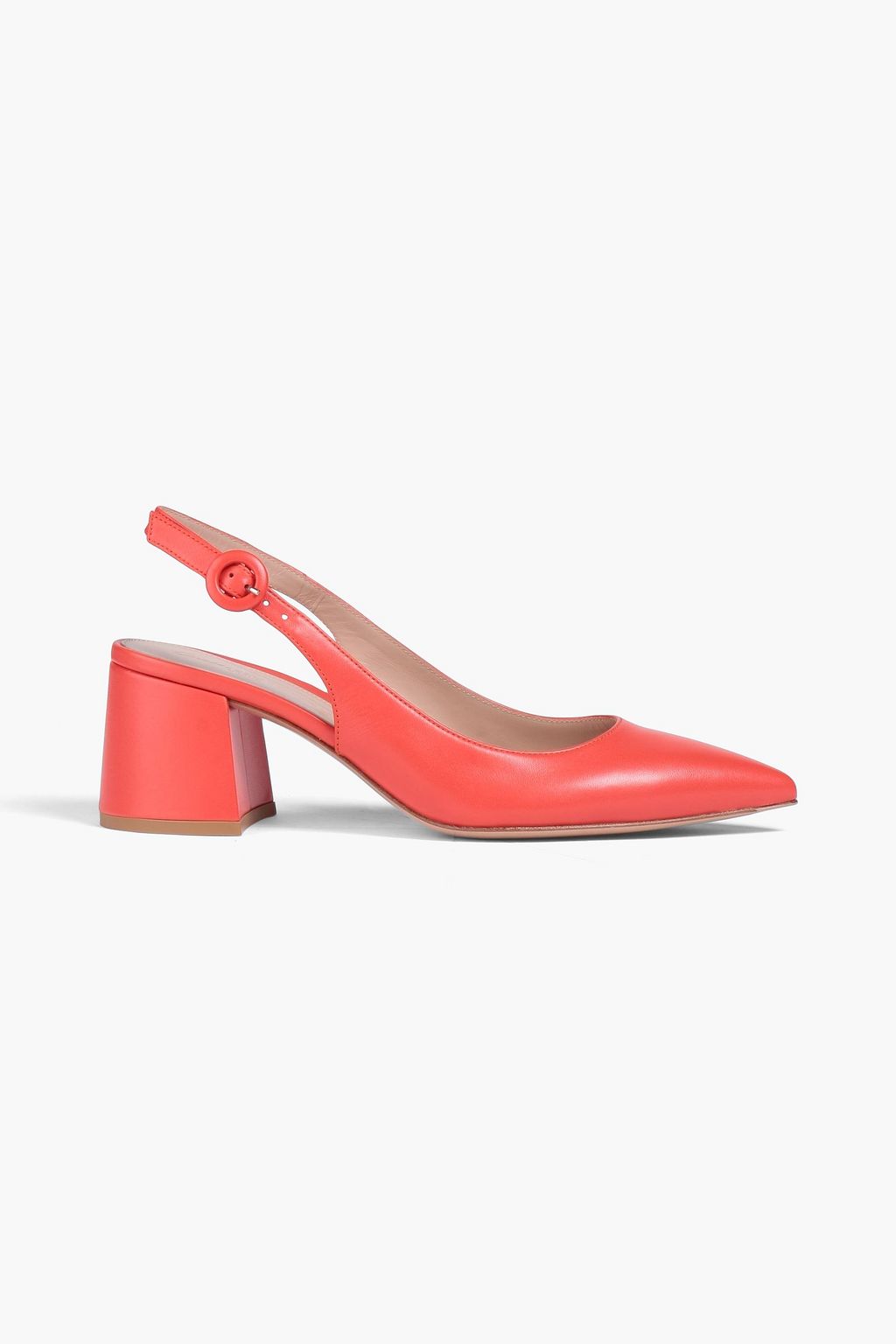gianvito rossi agata 60 leather slingback pumps